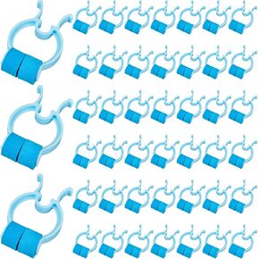 60 Pieces Nose Stop Clips Nose Nasal Stopper Clips Plastic Foam Nose Clips for Accidental or Emergency Condition (Blue) in Saudi Arabia