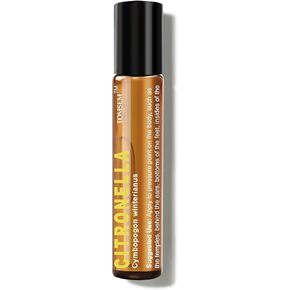 French Citronella Essential Oil Roll-On for Mood Boost - Pre-Diluted, Therapeutic Grade Aromatherapy in 10ml/.33oz Bottle - Holiday Stocking Stuffer