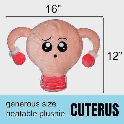 وسادة تدفئة الرحم من القطيفة للتشنجات، هدية مرحة من القطيفة للدورة الاولى واستئصال الرحم والتهاب بطانة الرحم والولادة والقابلات | كوتيروس من مونثليز in Kuwait