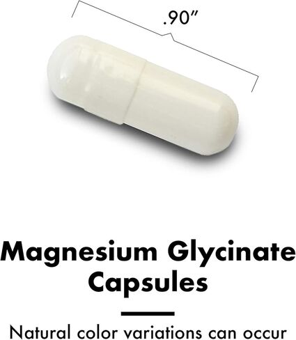 Magnesium Glycinate 525 mg Elemental Complex -125% DV High Absorption Bioavailable Supplement to Support Magnesium Levels, Vegan & Non-GMO, 120 Veggie Caps in Saudi Arabia