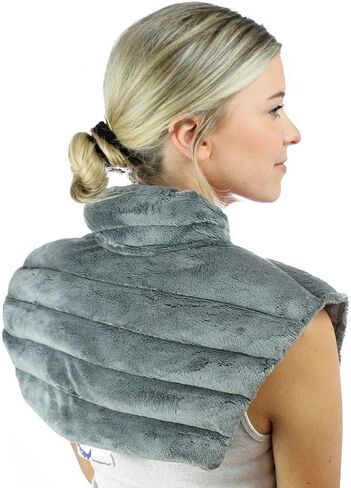 Cozy Neck Wrap Microwavable Heating Pad for Neck – Cordless Warm Compress for Muscle Tension Relief and Relaxation – Stocking Stuffer in Kuwait