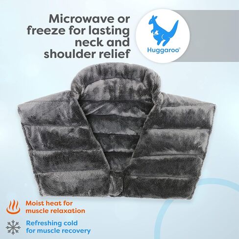 Cozy Neck Wrap Microwavable Heating Pad for Neck – Cordless Warm Compress for Muscle Tension Relief and Relaxation – Stocking Stuffer in Kuwait