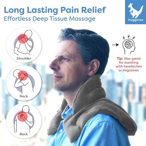 Cozy Neck Wrap Microwavable Heating Pad for Neck – Cordless Warm Compress for Muscle Tension Relief and Relaxation – Stocking Stuffer in Kuwait