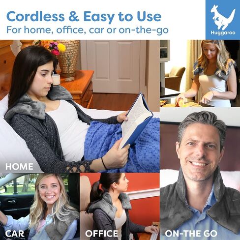 Cozy Neck Wrap Microwavable Heating Pad for Neck – Cordless Warm Compress for Muscle Tension Relief and Relaxation – Stocking Stuffer in Kuwait