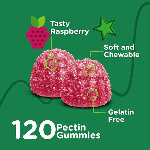 Kids Magnesium Citrate Gummies - Supports Sleep Aid, Calm Gummies, Muscle Relaxer, Optimal Relaxation - Vegetarian, Gelatin Free, Gluten Free, GMO Free - Tasty Chewable Raspberry Flavored Gummy in Kuwait