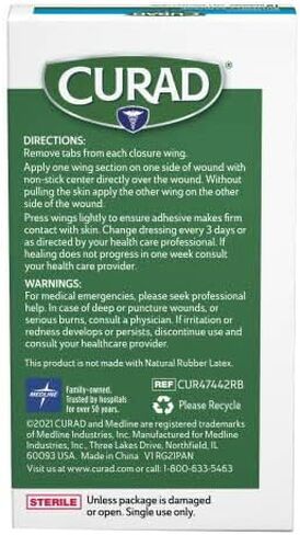 Curad Bandage, Butterfly, Wp, 1 3/4" x 3/8", 1 box of 12 Bandages in Saudi Arabia