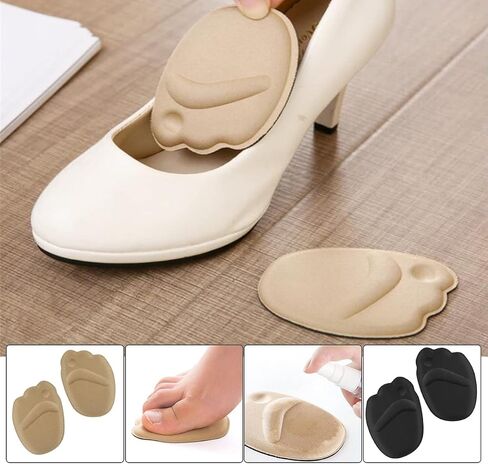 10 Pairs Shoe Fillers Heel Cushion Pads Toe Filler Inserts Forefoot Pads-Heel Grips Liner Inserts for Women Shoes That are Too Big-Shoe Size Reducer for Loose Shoes Blisters Pain Relieve in Saudi Arabia