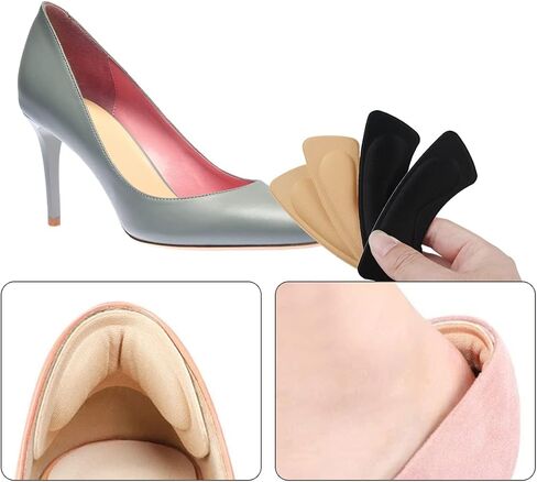 10 Pairs Shoe Fillers Heel Cushion Pads Toe Filler Inserts Forefoot Pads-Heel Grips Liner Inserts for Women Shoes That are Too Big-Shoe Size Reducer for Loose Shoes Blisters Pain Relieve in Saudi Arabia