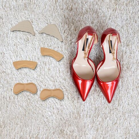 10 Pairs Shoe Fillers Heel Cushion Pads Toe Filler Inserts Forefoot Pads-Heel Grips Liner Inserts for Women Shoes That are Too Big-Shoe Size Reducer for Loose Shoes Blisters Pain Relieve in Saudi Arabia