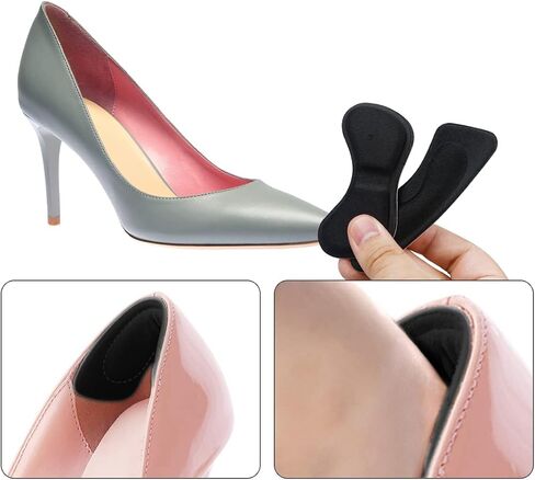 10 Pairs Shoe Fillers Heel Cushion Pads Toe Filler Inserts Forefoot Pads-Heel Grips Liner Inserts for Women Shoes That are Too Big-Shoe Size Reducer for Loose Shoes Blisters Pain Relieve in Kuwait