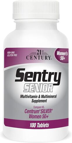 21st Century Sentry Senior Women 50 Plus Tablets, 100 Count (27542) in Saudi Arabia