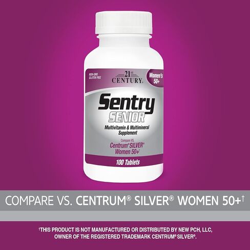 21st Century Sentry Senior Women 50 Plus Tablets, 100 Count (27542) in Saudi Arabia