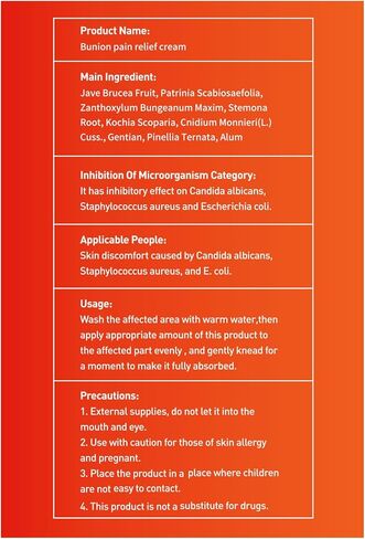 Sumifun Bunions Pain Relief Cream, 5 Counts Toe Gout Pain Relief, Toe Swelling Relief, for Joint, Knee, Back, Wrist, Bunion Toe Relief Cream in Kuwait