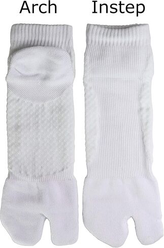 Unisex Arch Support 2 Toe Flip Flop Toe Tabi Toe Low Cut Socks, 3 Pairs in Kuwait