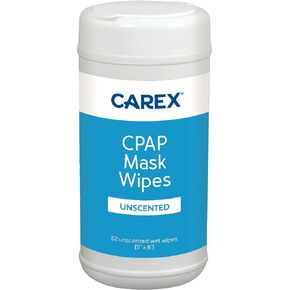 Carex CPAP Mask Wipes For Travel - 10 Pack Of Unscented CPAP Wipes for CPAP Masks