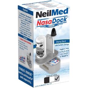 حامل NeilMed NasaDock Plus باللون الأسود