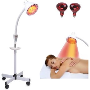 مصباح علاجي بالاشعة تحت الحمراء 275 واط مع حامل ذراع مرن وتحكم في الازالة لتخفيف الام المفاصل وآلام العضلات in Kuwait