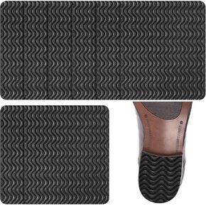 8 Pcs Shoe Grips on Bottom of Shoes No Slip Shoes Pads Self Adhesive Sole Protector Anti Slip Shoe Grips Bottom of Shoe for Heel No Skid Shoe Pads for Sneakers Slippers (Black, 3.9 x 3.2 Inch) in Saudi Arabia