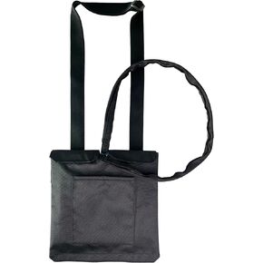 Urine Drainage Bag Holder with for Catheter Bag Covers Infusion Bag,Urine Urainage Bag Holder,Wheelchair Storage Bag,Wheelchair Urine Bag Holder for Kidney Client (Black)