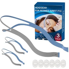 أغطية رأس AirFit P10 لـ ResMed، 3 عبوات من أغطية الرأس لـ ResMed CPAP تزود بأشرطة أغطية الرأس لأغطية الرأس ResMed AirFit P10 CPAP (مع مشابك) in Kuwait