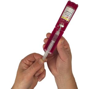 دعم حقنة T1me لمستخدمي Omnipod، جهاز نقل الأنسولين لمرض السكري من النوع 1 من النوع 2، حافظة حماية الزجاجة، حامل قارورة (أحمر) in Kuwait