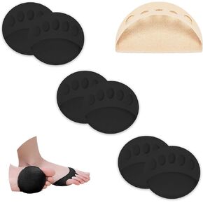 Invisible Breathable Honeycomb Fabric Ball of Foot Pads, Thickened Soft Metatarsal Cushions Socks for Flats High Heels, Prevention Pain Relief Reusable