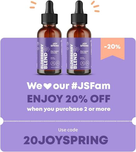شراب البيلسان من JoySpring للأطفال - دعم المناعة بفيتامين C والزنك والإشنسا - شراب الدربيري للأطفال - البيلسان الأسود، فيتامينات الأطفال الصغار - قطرات سائلة الدربيري - التوت البيلسان للأطفال الصغار in Kuwait