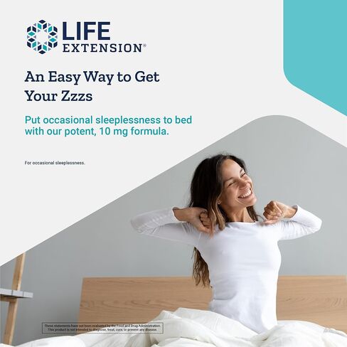 Life Extension Melatonin 10mg - من أجل نوم مريح وصحة المناعة وتوازن الهرمونات - مكمل الميلاتونين - 60 كبسولة نباتية in Saudi Arabia