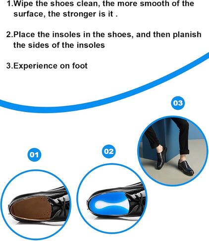 U-Shaped Heel Cushion, Silicone Plantar Fasciitis Pad for Heel Spur/Instant Pain Relief by Toe Glow in Saudi Arabia