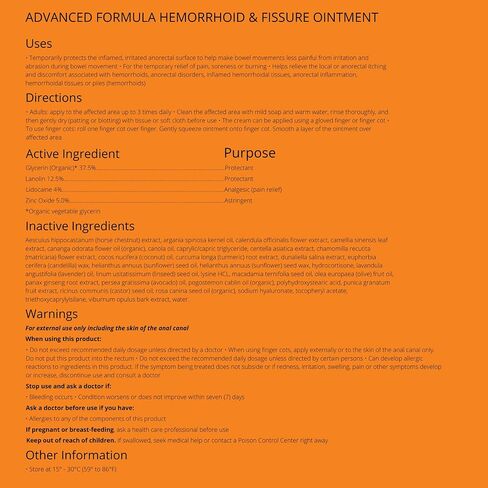 Doctor Butler's Advanced Hemorrhoid & Fissure Ointment – Lidocaine Hemorrhoid Treatment and Fissure Treatment Extra Strength Formula, Heals and Provides Fast Pain and Itch Relief* (1.5 oz.) in Kuwait
