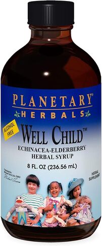Planetary Formulas Well Child, شراب الإشنسا-البلسان، 8 أونصة سائلة (236.56 مل) in Saudi Arabia