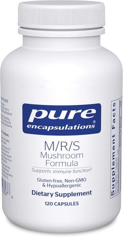 Pure Encapsulations M/R/S Mushroom Formula | Hypoallergenic Supplement Promotes Immune Health and Provides Broad-Spectrum Physiological Support | 120 Capsules in Saudi Arabia