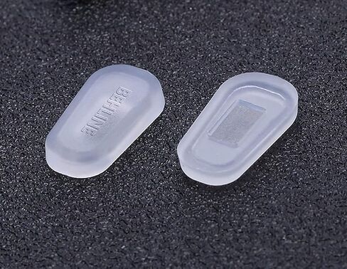 BEHLINE 1 Pair Silicone Nose Pads Cover Nose Pieces Slip-on Eyeglasses Repair Kits Anti-Slip in Kuwait