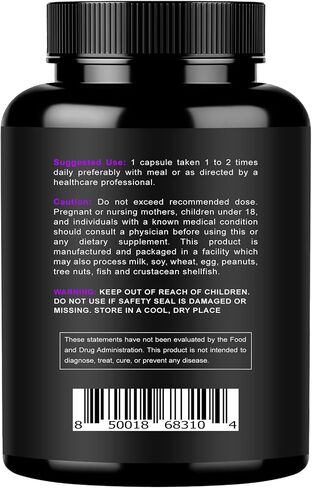 Magnesium Citrate & Oxide 500mg Complex Supplement - High Absorption Maximum Strength - Helps Support Bone Density and Strength, Muscles, Energy and Sleep - 120 Vegan Capsules in Kuwait