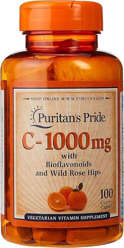 Puritan's Pride 1000 mg with Bioflavonoids & Rose HIPS Supports Immune System in Saudi Arabia