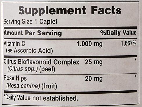 Puritan's Pride 1000 mg with Bioflavonoids & Rose HIPS Supports Immune System in Saudi Arabia