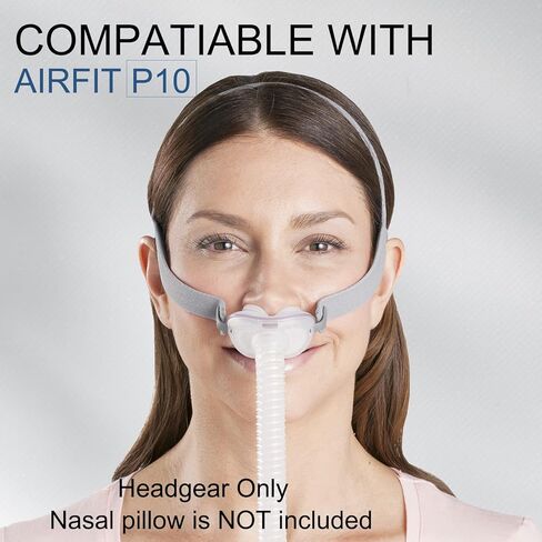 أغطية رأس AirFit P10 لـ ResMed، 3 عبوات من أغطية الرأس لـ ResMed CPAP تزود بأشرطة أغطية الرأس لأغطية الرأس ResMed AirFit P10 CPAP (مع مشابك) in Kuwait