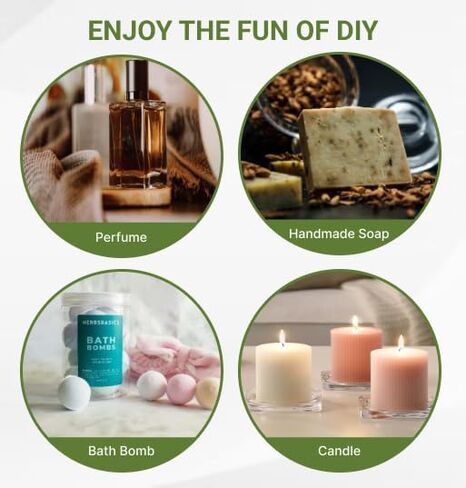Essential Oils Set - Top 6 Natural Aromatherapy Oils for Diffusers Humidifier Massage Sleep Skin & Hair Care DIY Candle and Soap Making Gifts | 10 ML (The Notebook) in Saudi Arabia