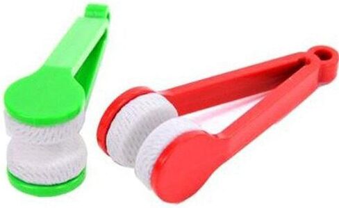 MauSong 5 Pcs Mini Tool Eyeglass Cleaner, Microfiber Soft Brush for Cleaning Glasses and Spectacle (Random Color) in Kuwait