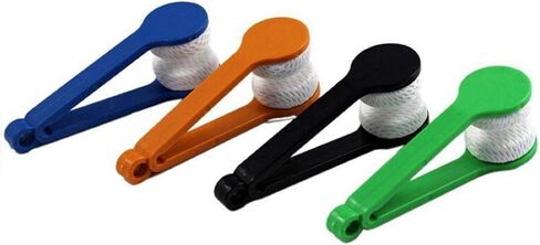 MauSong 5 Pcs Mini Tool Eyeglass Cleaner, Microfiber Soft Brush for Cleaning Glasses and Spectacle (Random Color) in Kuwait