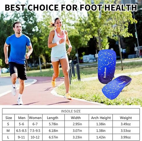 Arch Support, 330+ lbs Plantar Fasciitis Insoles, 3/4 Length Orthotic Inserts for Women & Men Heel Pain, Flat Feet,Heavy Duty Strong Support Pain Relief for Walking Running Black Red in Saudi Arabia