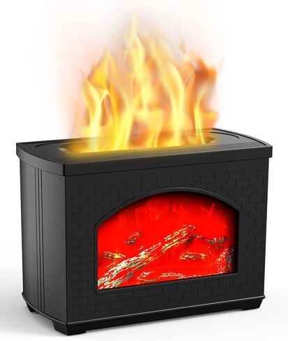 Jack & Rose Fireplace Diffuser, Flame Diffuser, Diffusers for Essential Oils Large Room in Kuwait