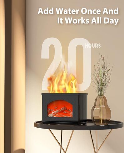 Jack & Rose Fireplace Diffuser, Flame Diffuser, Diffusers for Essential Oils Large Room in Kuwait