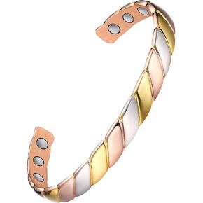 Feraco Copper Magnetic Bracelets for Men Women,Vintage Dragon & Phoenix Pattern Copper Bracelet,99.99% Pure Copper Magnetic Bangles with Gift Box,Gifts for Women Men in Saudi Arabia