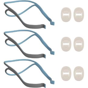 Resmed Airfit P10 Headgear Strap, Replacement CPAP Headgear Compatible with Resmed Airfit P10, 3 Elastic Straps and 6 Adjustment Clips in Saudi Arabia