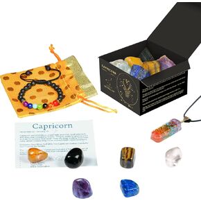 Aquarius Healing Crystals - Crystals and Stones - Spiritual Gifts for Women - Zodiac Signs - Birthstone Crystals Set - Crystal Energy - Horoscope Gifts - Good Luck Crystals - Aquarius Crystals