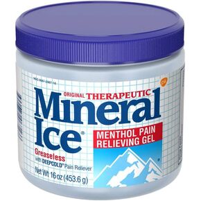 Mineral Ice Therapeutic Pain Relieving Gel, 16 Ounce Jar in Saudi Arabia