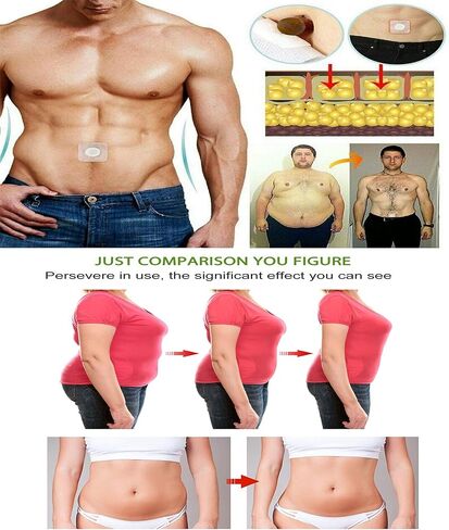 Wormwood Belly Button Sticker Moxibustion Patch Traditional Mugwort Herbal Traditional Chinese Medicine Slimming Belly Pellet Men and Women Unisex (40 قطعة / 40 ملصقا) in Kuwait