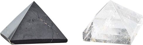 Modern ŌM Shungite Pyramid Engraved with Metatron’s Cube 5cm in Saudi Arabia
