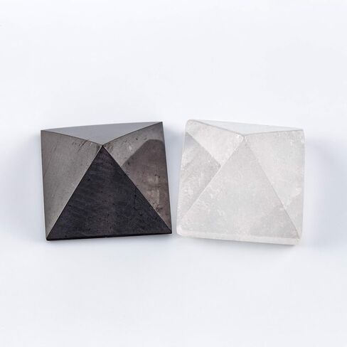 Modern ŌM Shungite Pyramid Engraved with Metatron’s Cube 5cm in Saudi Arabia